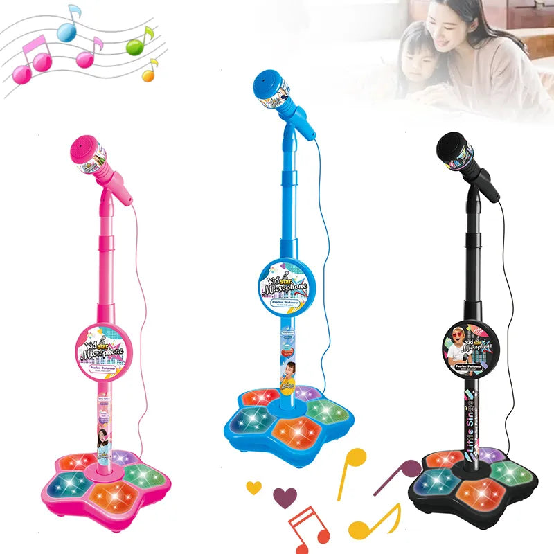 Kids' Karaoke Microphone With Stand