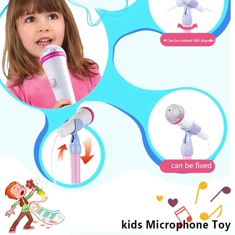 Kids' Karaoke Microphone With Stand