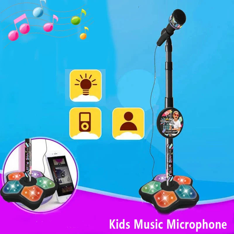 Kids' Karaoke Microphone With Stand