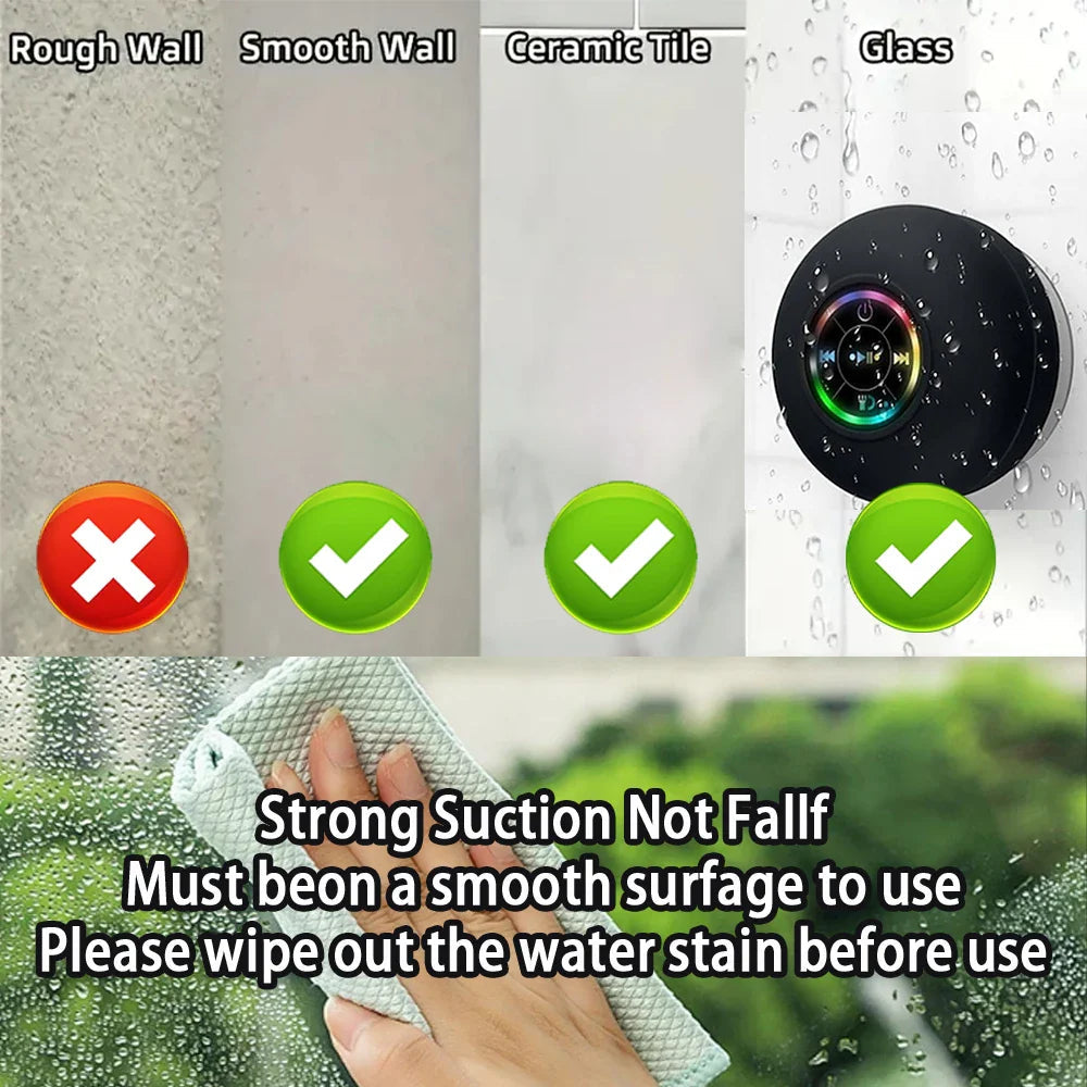 AquaTune Bluetooth Shower Speaker